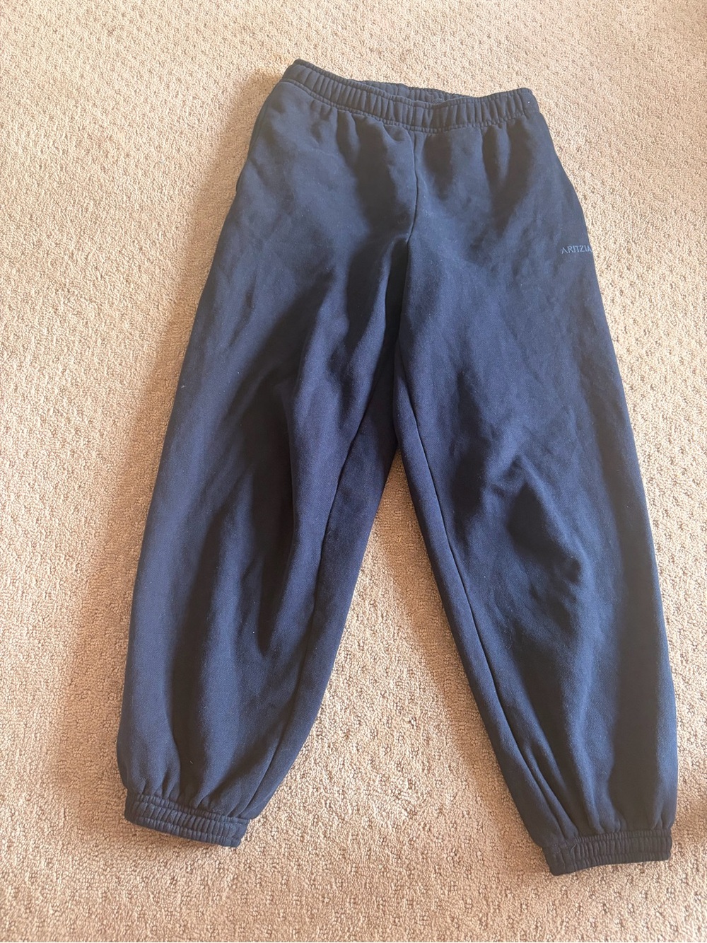 Aritzia Navy Mega Fit Sweatpants